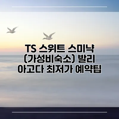 TS 스위트 스미냑 (가성비숙소) 발리 아고다 최저가 예약팁