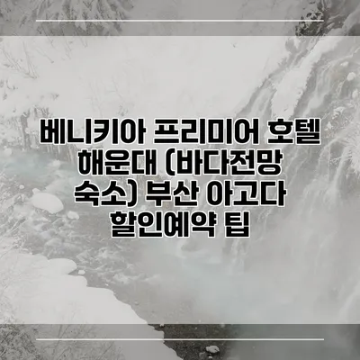 베니키아 프리미어 호텔 해운대 (바다전망 숙소) 부산 아고다 할인예약 팁