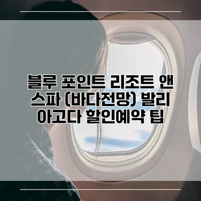 블루 포인트 리조트 앤 스파 (바다전망) 발리 아고다 할인예약 팁