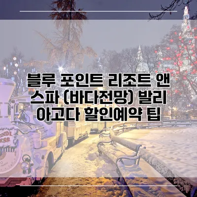 블루 포인트 리조트 앤 스파 (바다전망) 발리 아고다 할인예약 팁