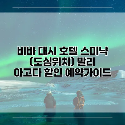비바 대시 호텔 스미냑 (도심위치) 발리 아고다 할인 예약가이드
