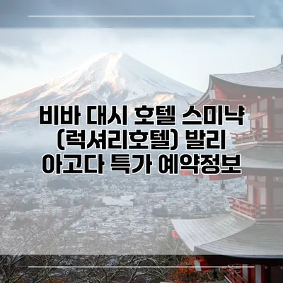 비바 대시 호텔 스미냑 (럭셔리호텔) 발리 아고다 특가 예약정보